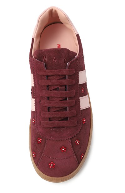 Замшевые кеды MARNI, арт. 82026/36-40, фото 4