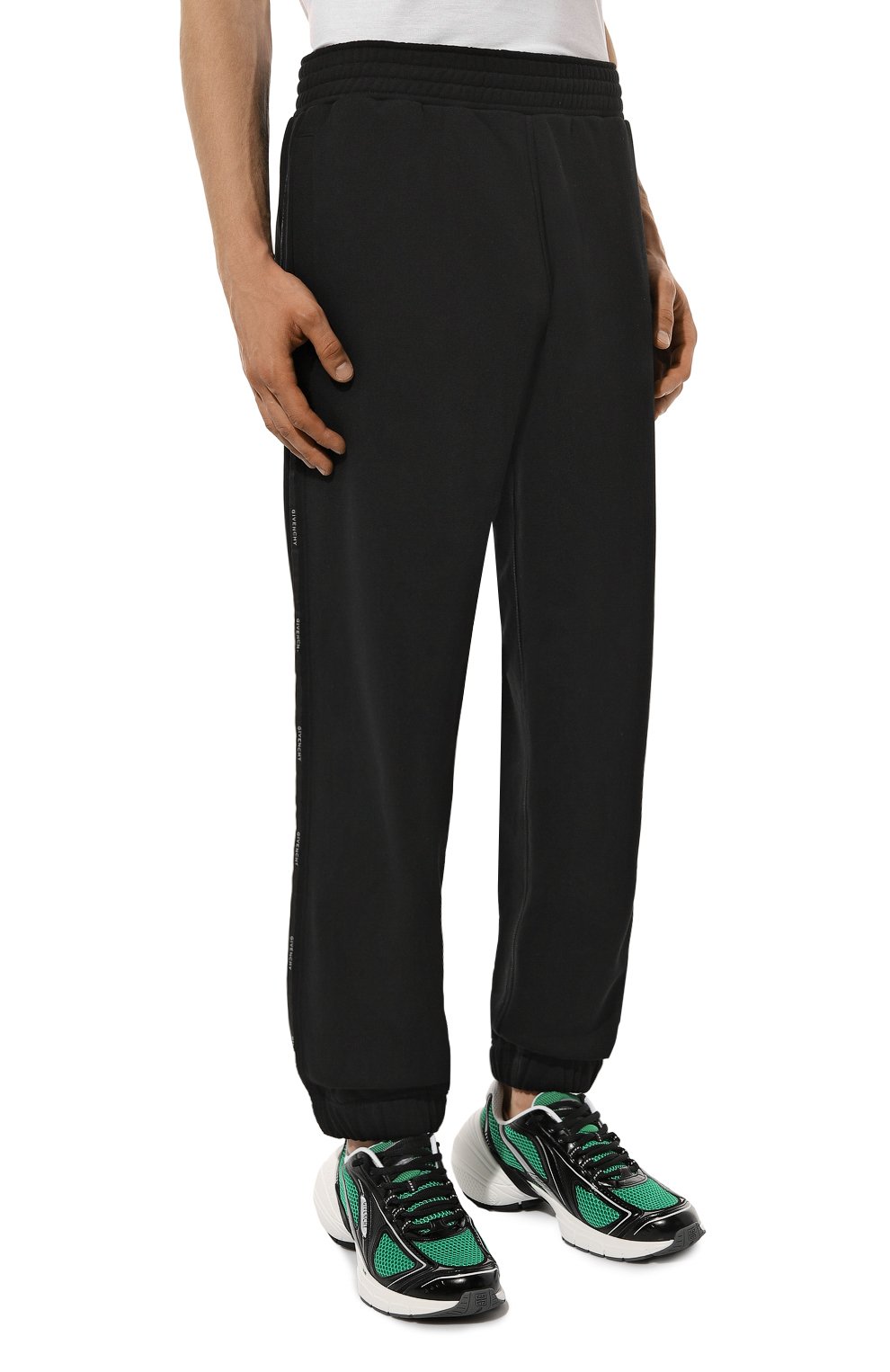 Хлопковые джоггеры GIVENCHY, арт. BM51A6/3YE7, фото 3
