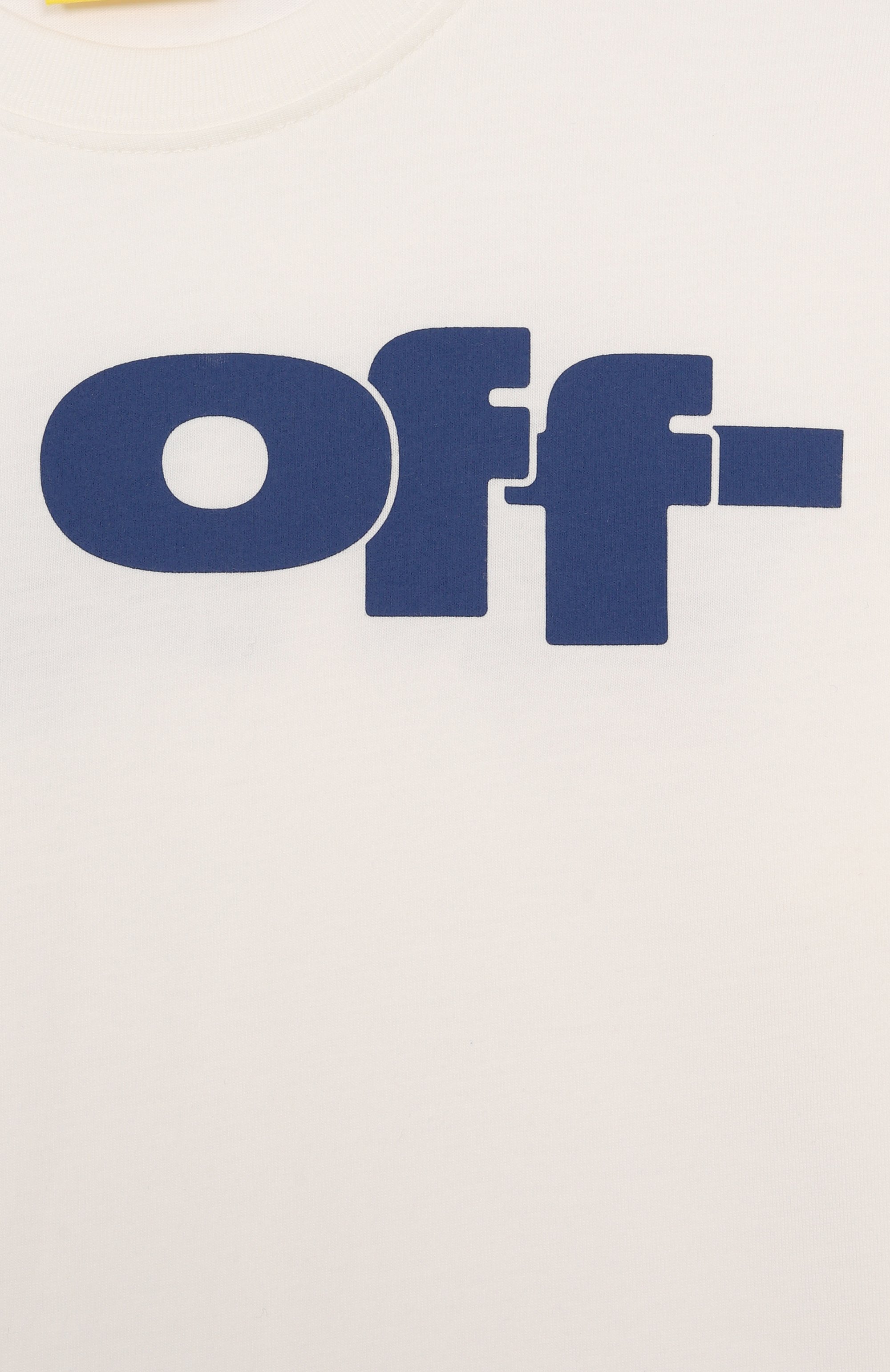 Хлопковая футболка OFF-WHITE, арт. 0BAA002S25JER002/4-12, фото 3