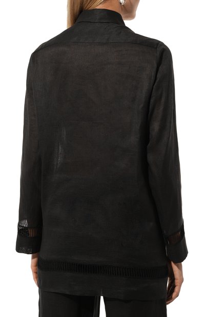 Льняная рубашка KITON, арт. D57465H05953, фото 4