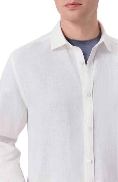 Рубашка из льна и хлопка ZIMMERLI, арт. 4697-23202, фото 5