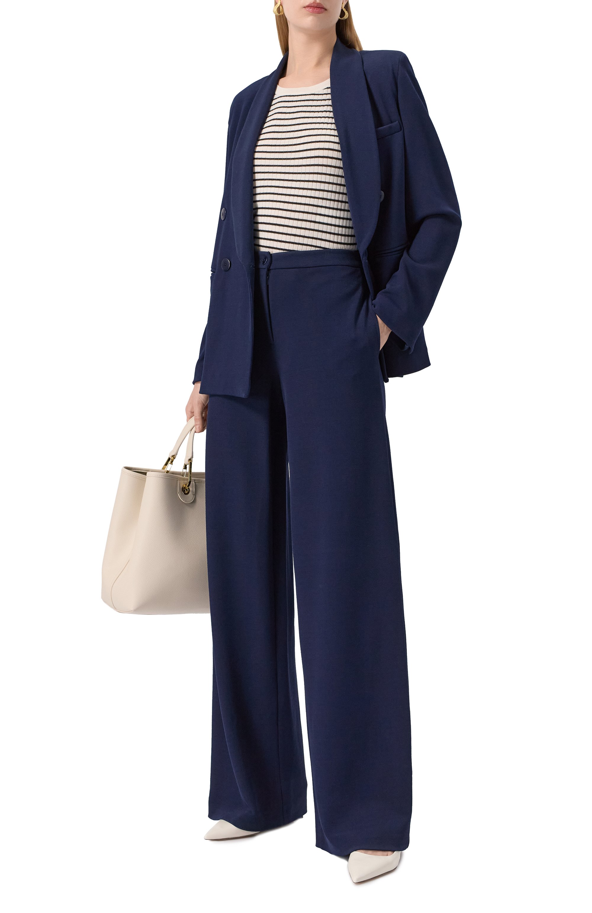 Брюки из вискозы EMPORIO ARMANI, арт. EW001134/AF13314, фото 2