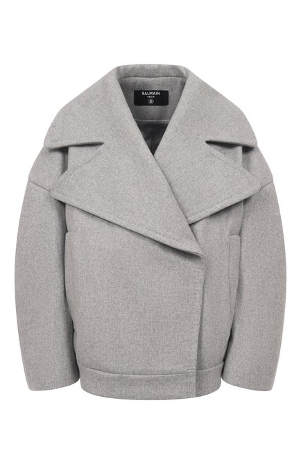 Женское полупальто из шерсти и кашемира BALMAIN, арт. FF0UA140/WD24