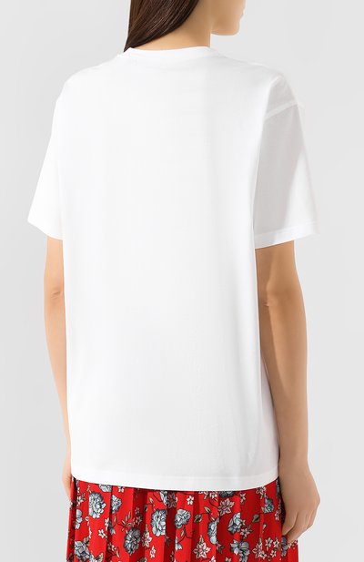 Хлопковая футболка BURBERRY, арт. 8012560, фото 4