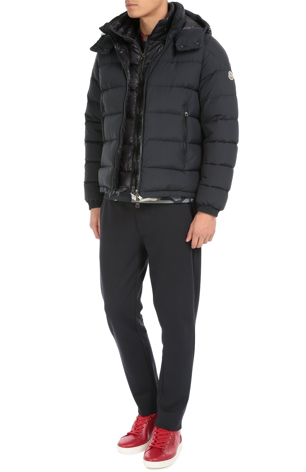 Стеганый пуховик с капюшоном MONCLER, арт. B2-091-41969-05-53859, фото 2