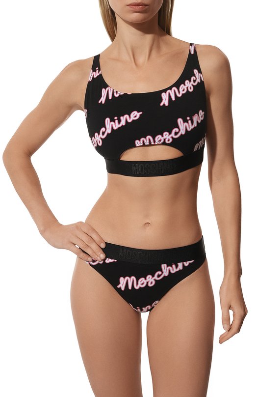 Бра-топ Moschino A0812/4417 Чёрный  A0812/4417 Фото 2