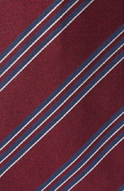 Шелковый галстук KITON бордового цвета по цене 41650 руб., арт. UCRVKPC01M27, фото 4 Шелковый галстук KITON, арт. UCRVKPC01M27, фото 4