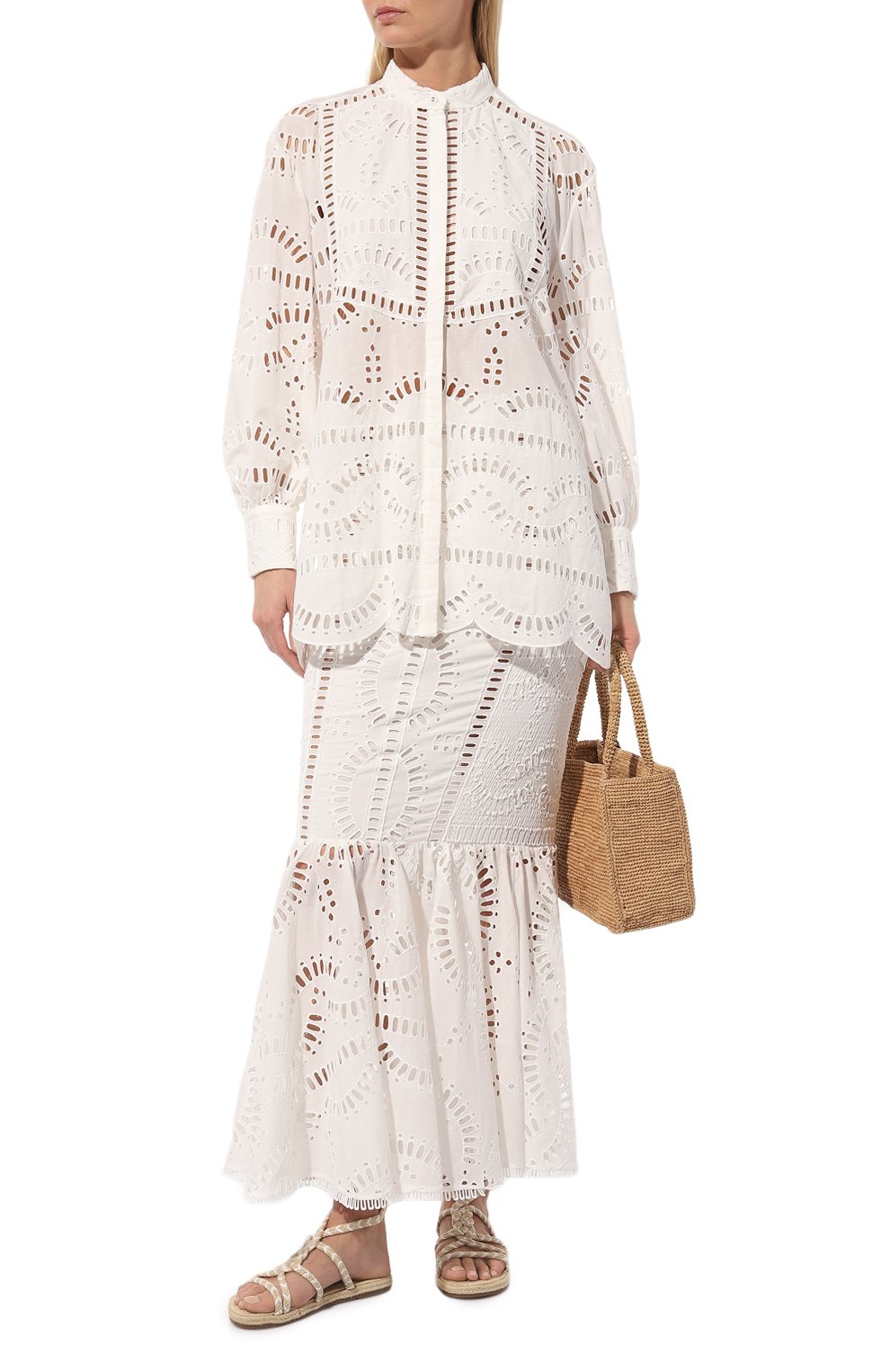 Хлопковая юбка CHARO RUIZ IBIZA, арт. 243402, фото 2