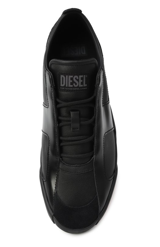 Кожаные кеды S-Slante-D Diesel Y03656/PR131 Чёрный  Y03656/PR131 Фото 6