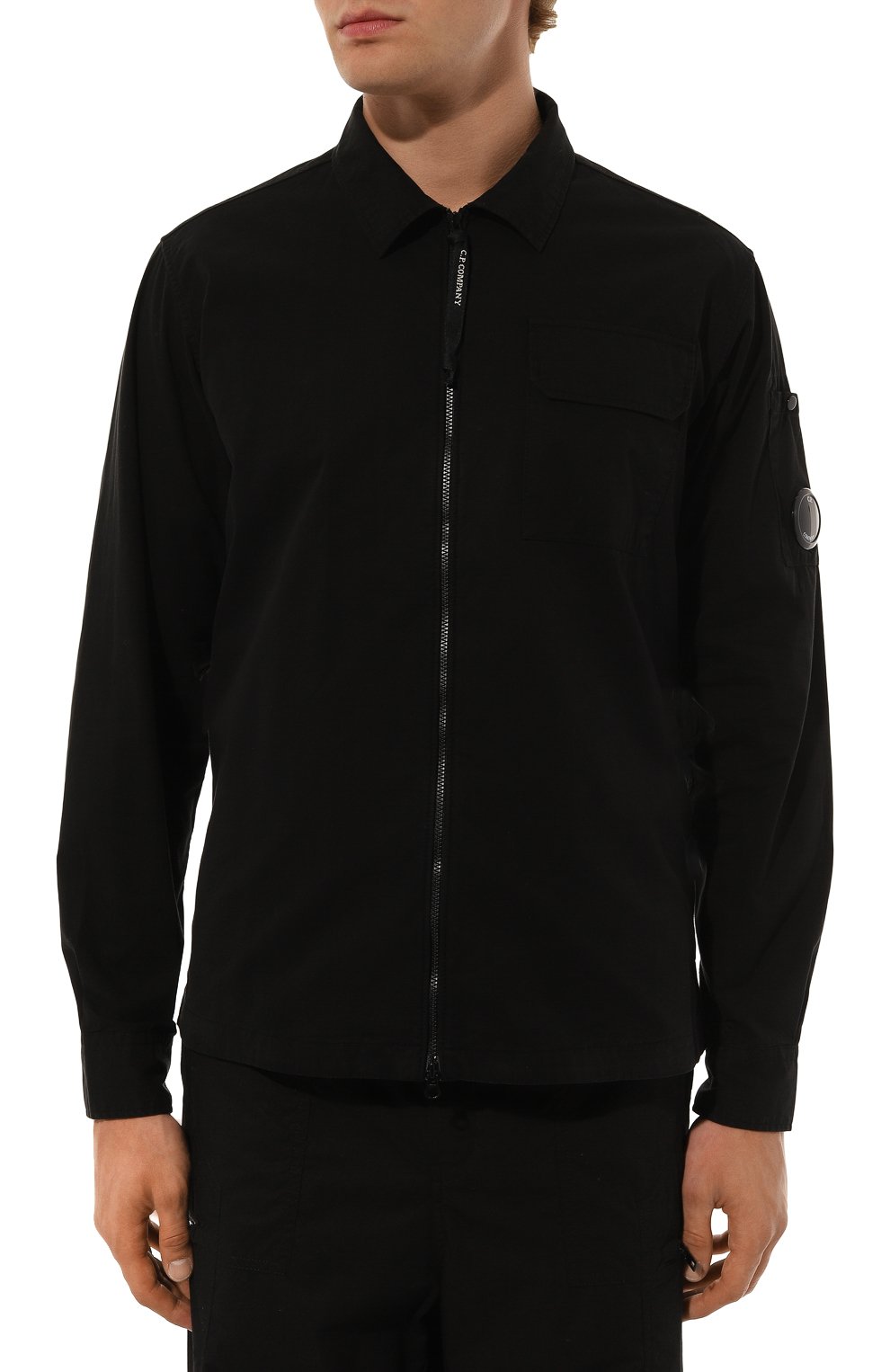 Хлопковая рубашка C.P. COMPANY, арт. 17CM0S124A110143G, фото 3