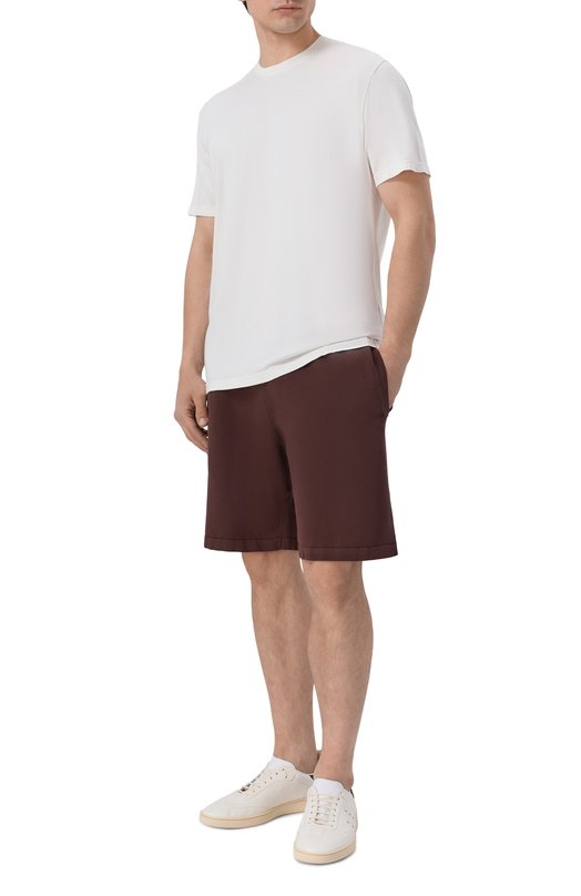 Хлопковые шорты Andrea Campagna M5426-8027 Коричневый  M5426-8027 Фото 2