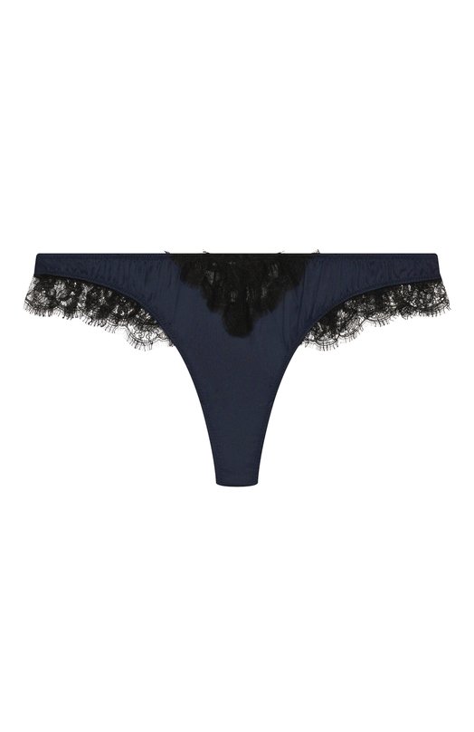 Шелковые трусы-стринги Kiki De Montparnasse PN167 Синий PN167