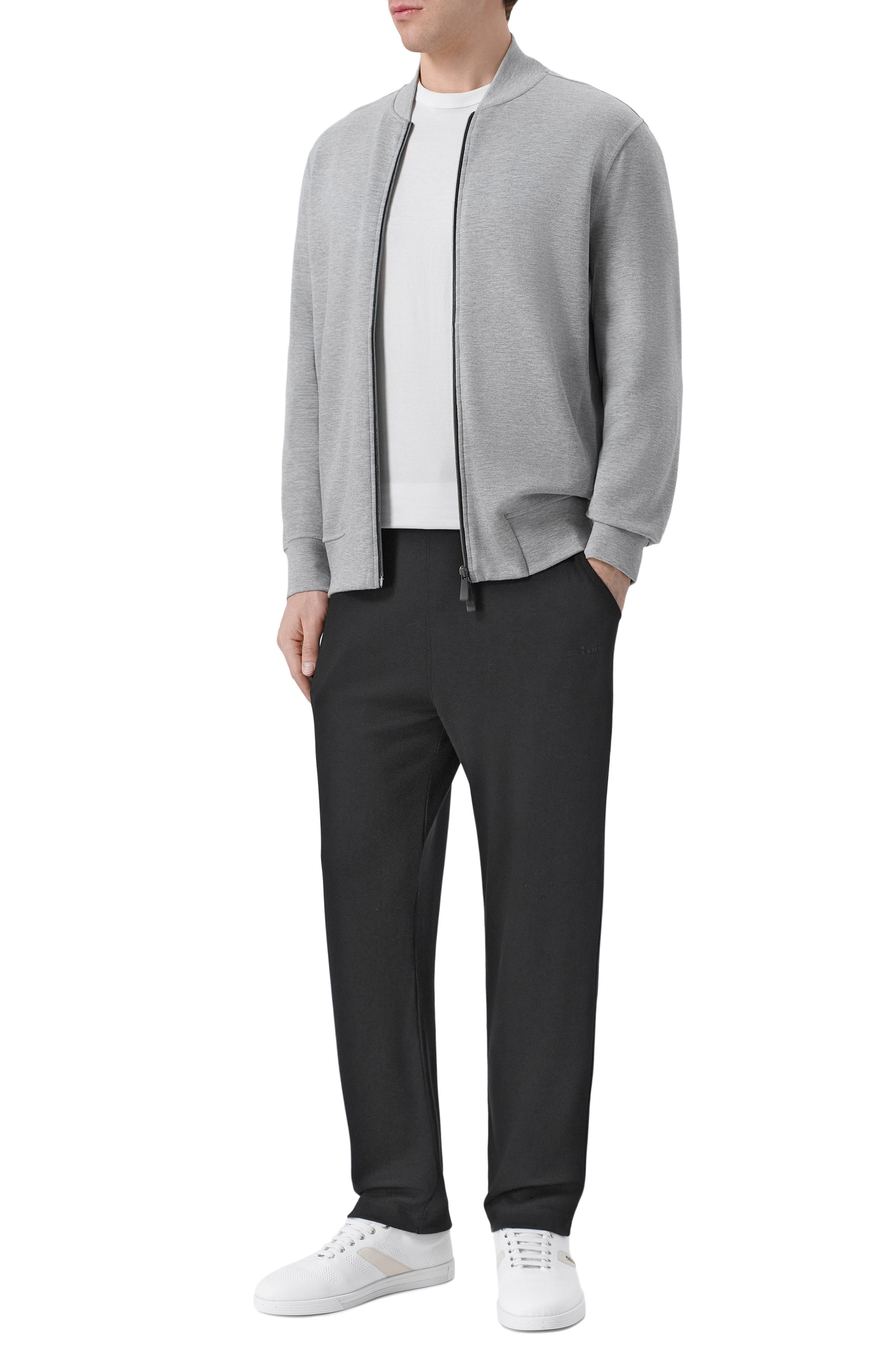 Текстильные кеды STEFANO RICCI белого цвета по цене 151500 руб., арт. UV33_G5300/TSWY, фото 2 Текстильные кеды STEFANO RICCI, арт. UV33_G5300/TSWY, фото 2