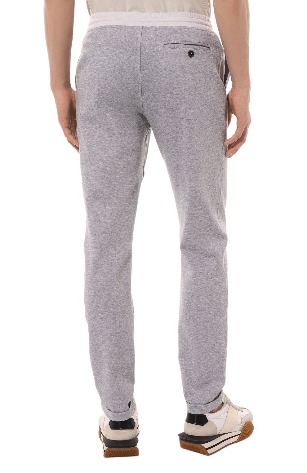 Хлопковый спортивный костюм CAPOBIANCO светло-серого цвета по цене 110000 руб., арт. 14MT03.TS00, фото 5 Хлопковый спортивный костюм CAPOBIANCO, арт. 14MT03.TS00, фото 5