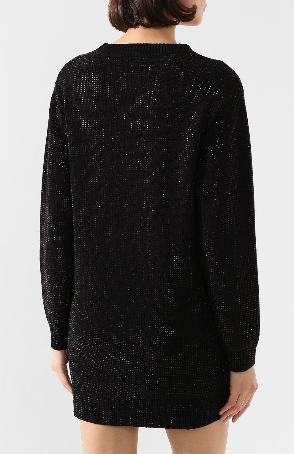 Хлопковое платье RTA черного цвета по цене 54450 руб., арт. WH969-6040BLKS, фото 4 Хлопковое платье RTA, арт. WH969-6040BLKS, фото 4