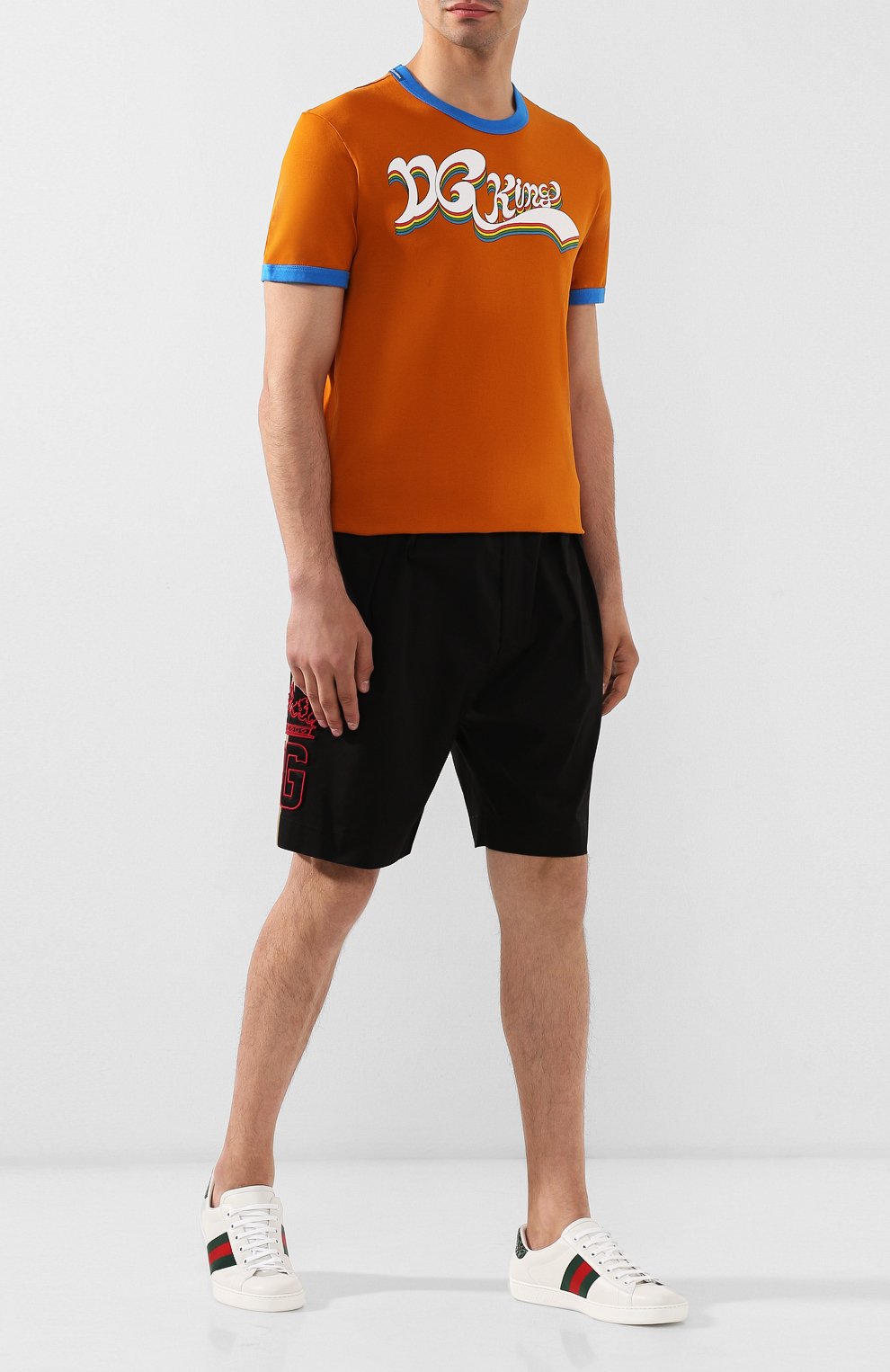 Хлопковая футболка DOLCE & GABBANA, арт. G8JX7T/G7SJC, фото 2