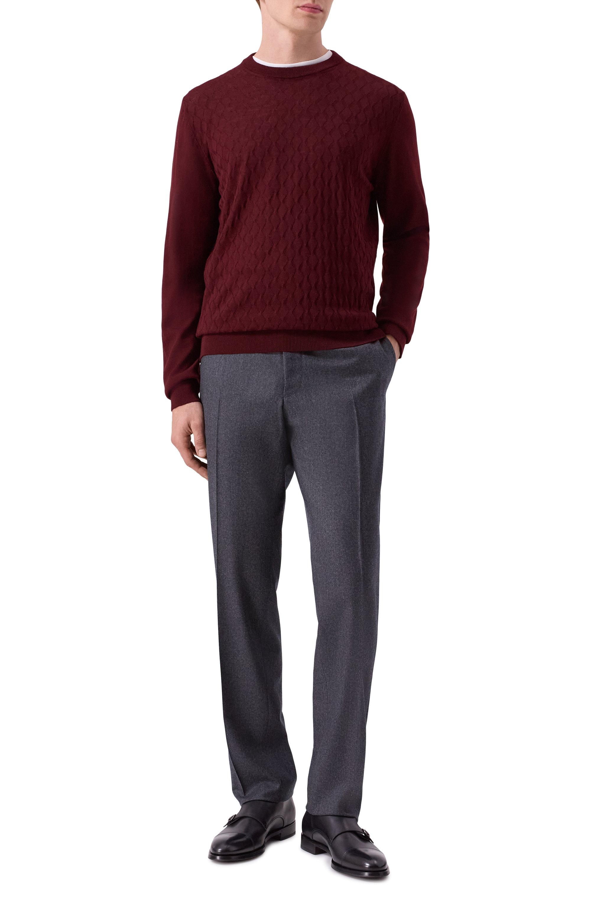 Шерстяной джемпер CORNELIANI, арт. 26M562-2625199, фото 2