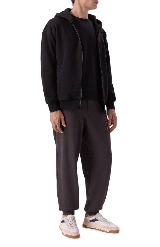 Хлопковая футболка Dirk Bikkembergs BMT1305 Чёрный  BMT1305 Фото 2