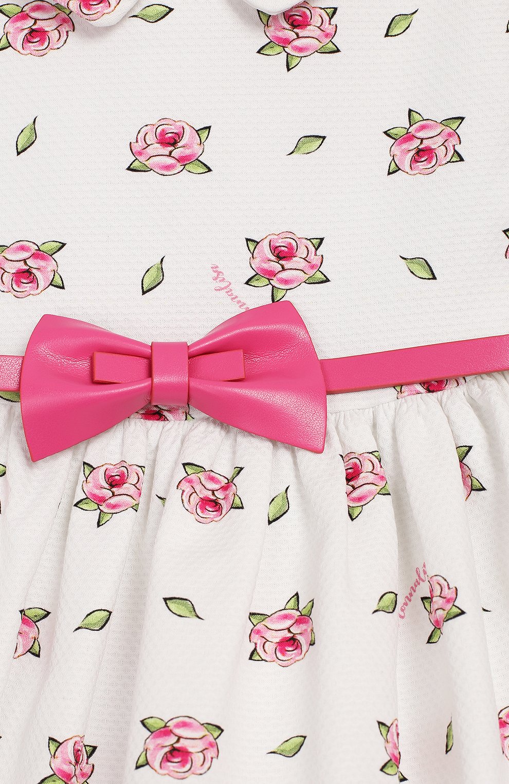 Хлопковое платье MONNALISA, арт. 313924, фото 3