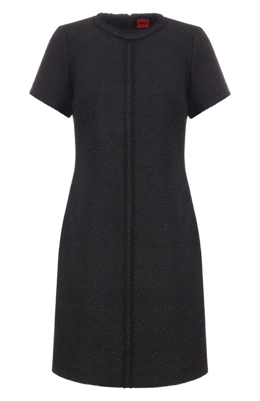 Твидовое платье HUGO 50555905 Чёрный 50555905