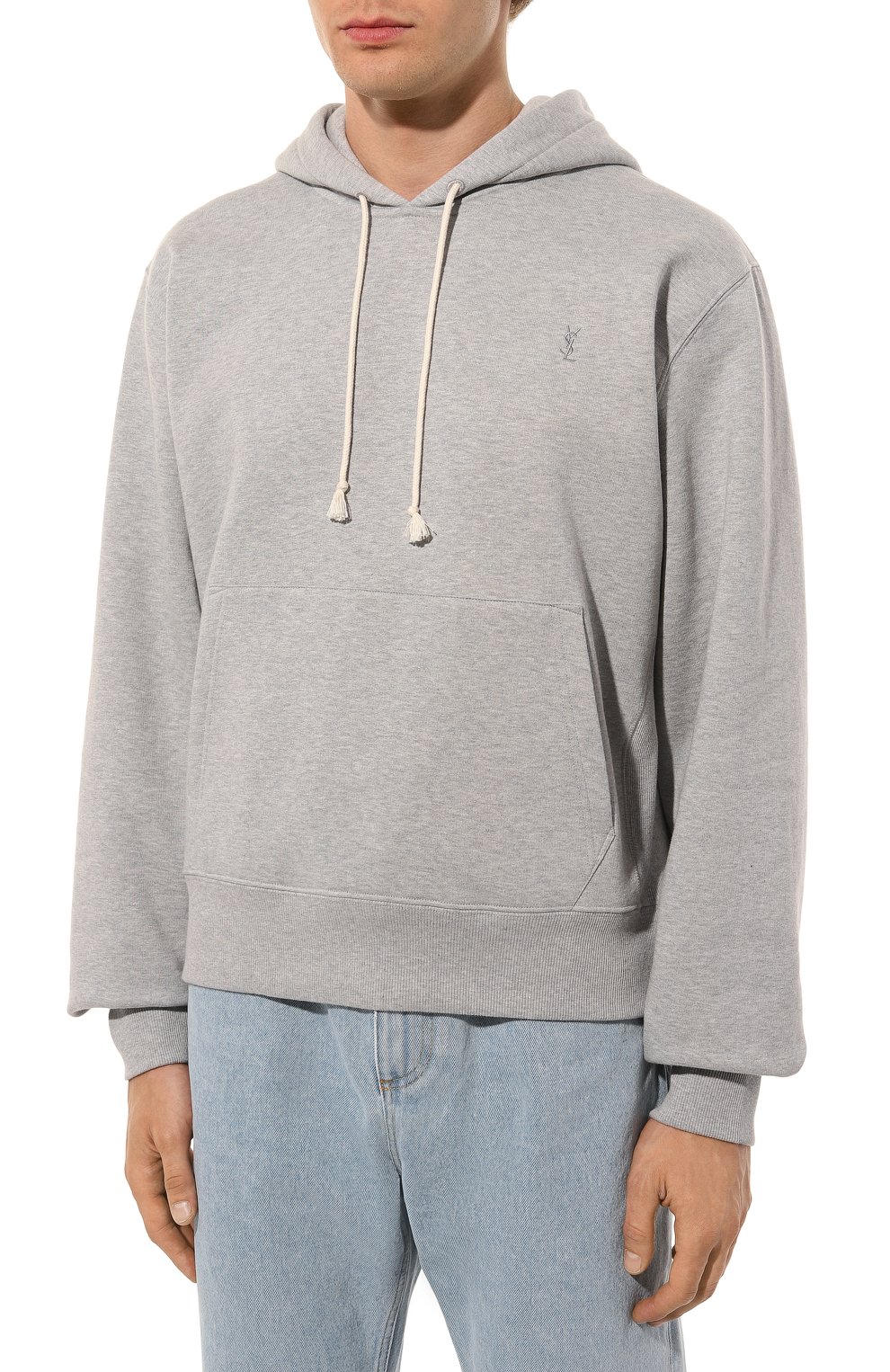 Хлопковое худи SAINT LAURENT, арт. 778464/Y37PU, фото 3