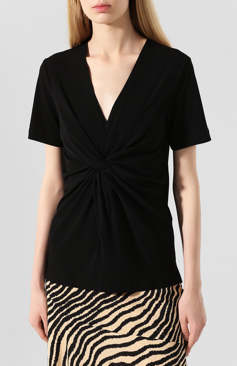 Футболка с драпировкой BY MALENE BIRGER, арт. Q55597165/CIIA, фото 3