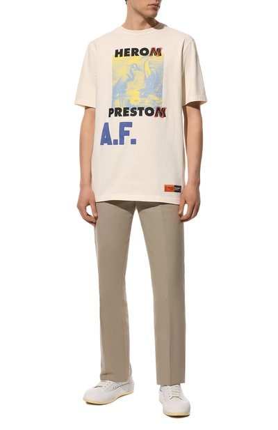 Хлопковая футболка HERON PRESTON, арт. HMAA026S22JER0040315, фото 2