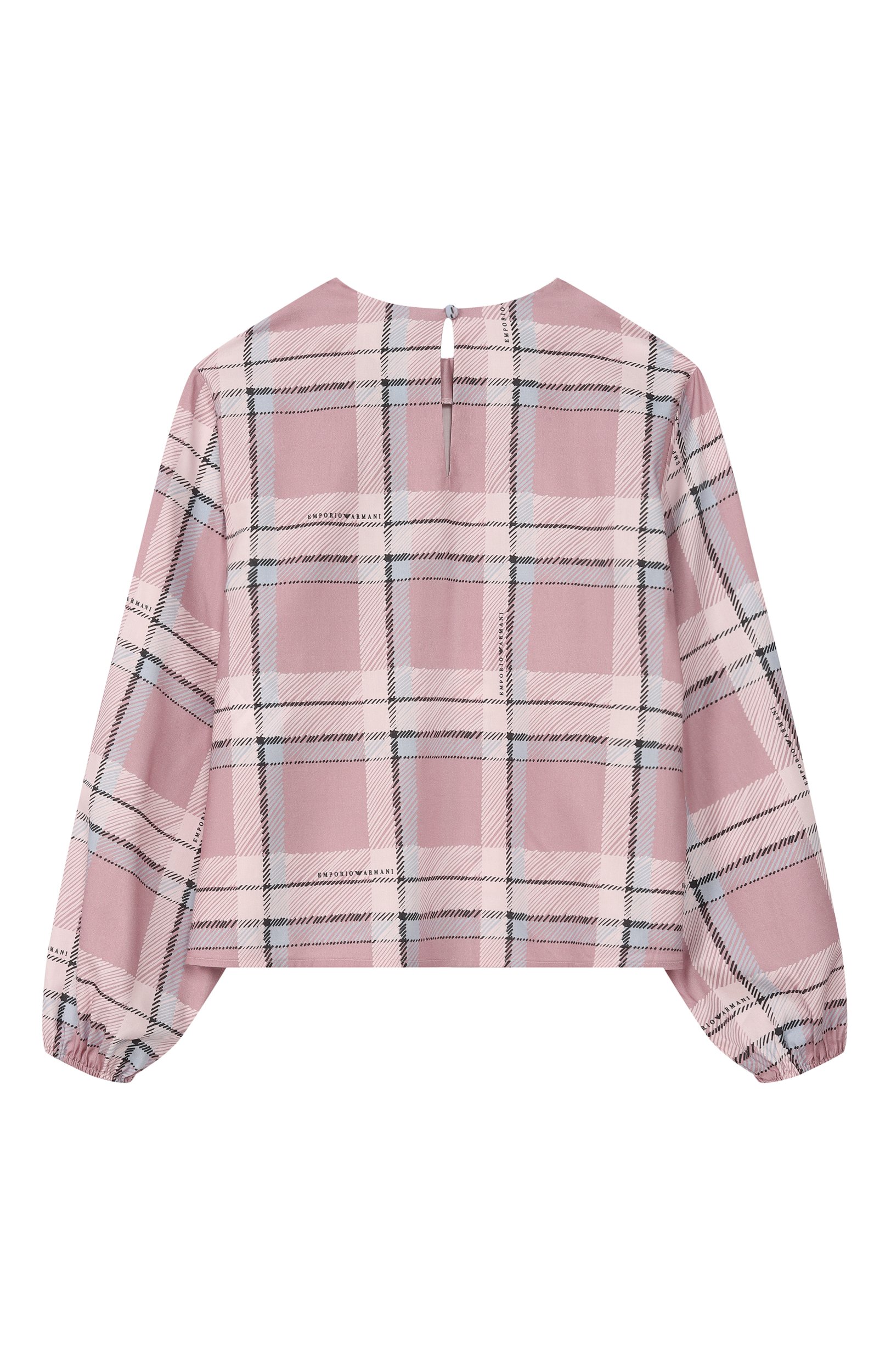 Блузка из хлопка и вискозы EMPORIO ARMANI, арт. EG000869/AF26738, фото 2