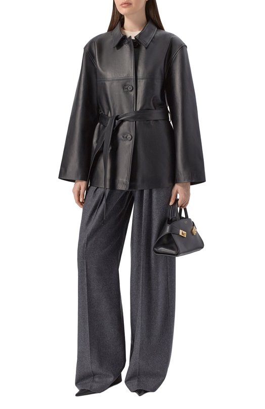 Кожаная куртка Noble&Brulee NB642/130226/1 Чёрный  NB642/130226/1 Фото 2