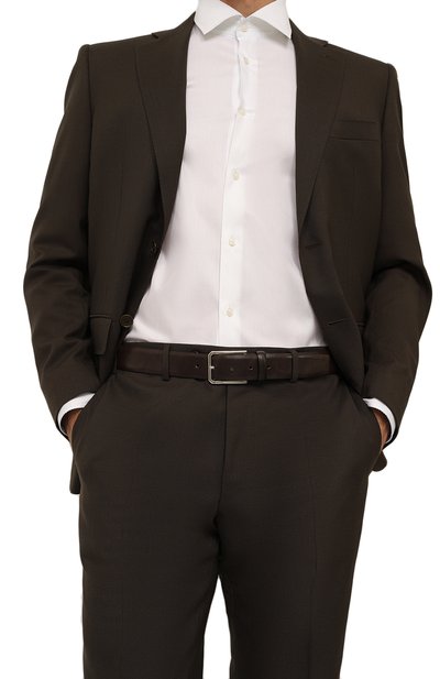 Кожаный ремень SANTONI, арт. CM35VS003B91ESH9T53, фото 2