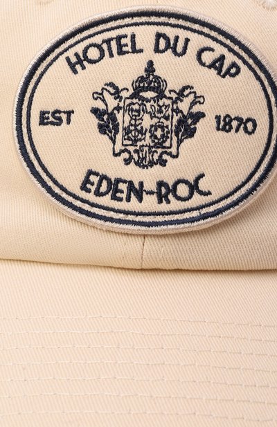 Хлопковая бейсболка sporty & rich x hotel du cap-eden-roc SPORTY AND RICH, арт. AC04060621CR01, фото 3