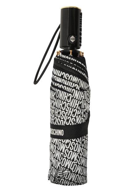 Складной зонт MOSCHINO черного цвета по цене 9895 руб., арт. 8444 0PENCL0SE, фото 4 Складной зонт MOSCHINO, арт. 8444 0PENCL0SE, фото 4