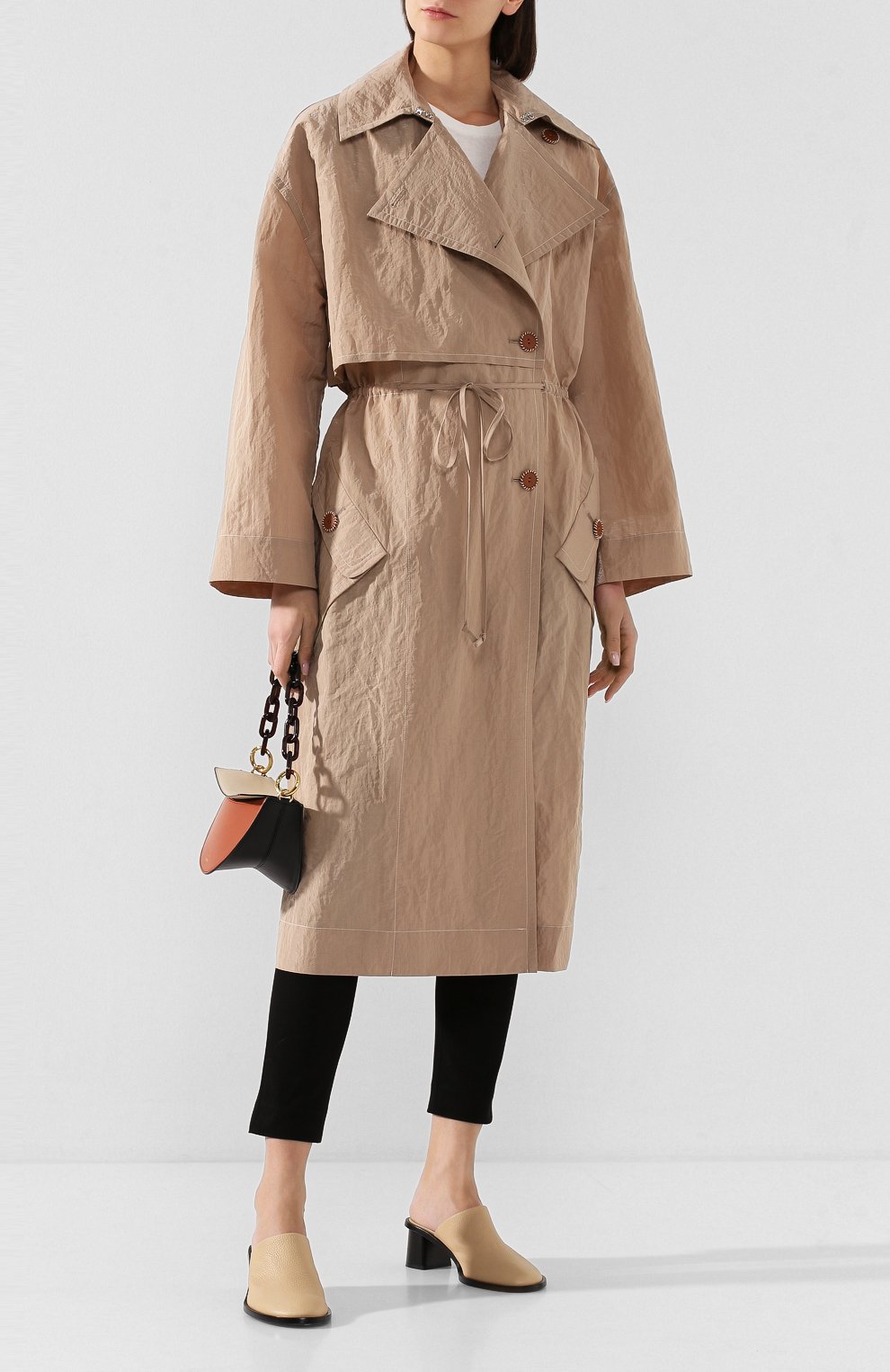 Хлопковый тренч ACNE STUDIOS, арт. A90229/W, фото 2