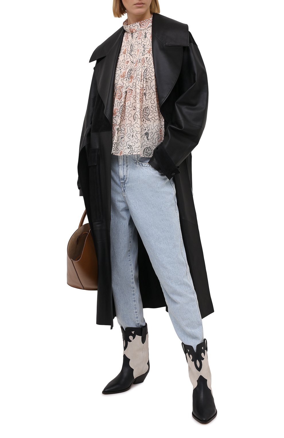 Хлопковая блузка ISABEL MARANT ETOILE, арт. HT1664-21P031E/VEGA, фото 2