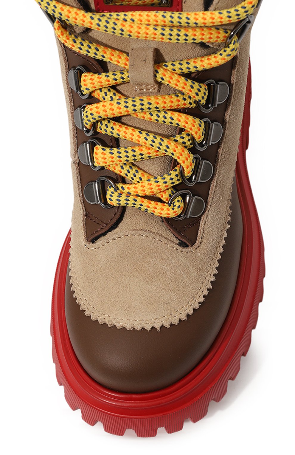 Кожаные ботинки DOLCE & GABBANA, арт. DA5177/A3C01/29-36, фото 4