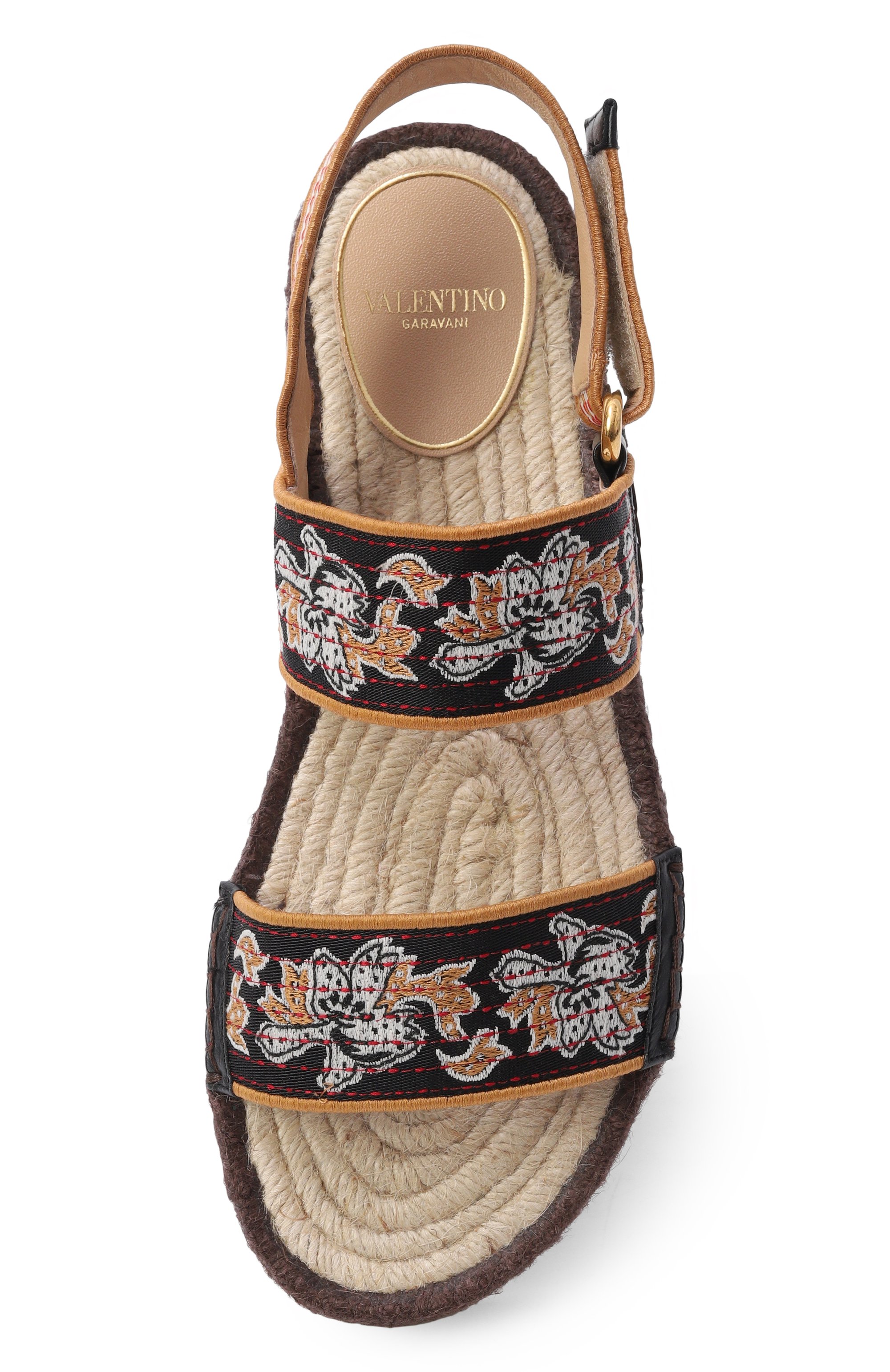 Текстильные сандалии bribri VALENTINO, арт. 8W2S0NV6/ANE, фото 6