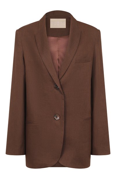 Женский льняной жакет ALBUS LUMEN, арт. AL.RT25.006.CLASSICBLAZER