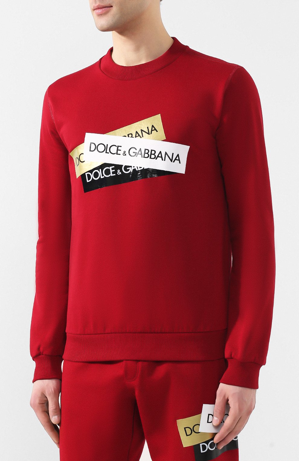 Хлопковый свитшот DOLCE & GABBANA, арт. G9JV8T/G7RKC, фото 3