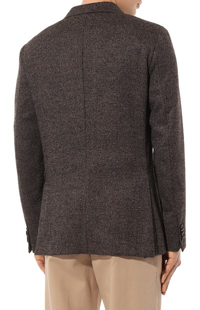 Пиджак из шерсти и шелка ZEGNA, арт. 1D7SG0/650706A6, фото 4