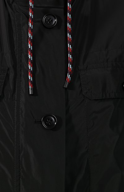 Парка с капюшоном DRIES VAN NOTEN черного цвета по цене 99500 руб., арт. 191-10512-7308, фото 5 Парка с капюшоном DRIES VAN NOTEN, арт. 191-10512-7308, фото 5