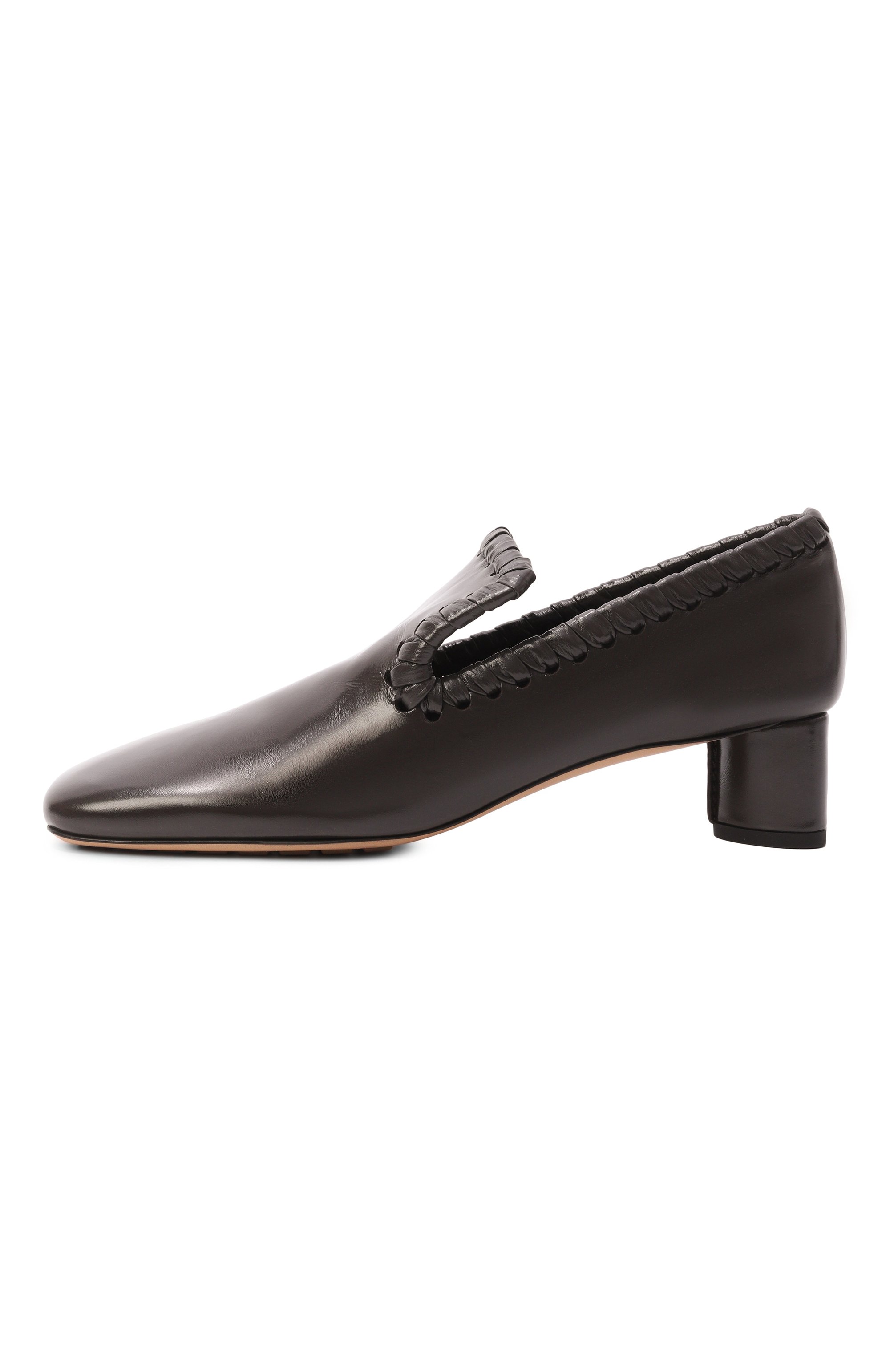 Кожаные туфли sabato BOTTEGA VENETA темно-коричневого цвета по цене 152000 руб., арт. 868212/V3H90, фото 4 Кожаные туфли sabato BOTTEGA VENETA, арт. 868212/V3H90, фото 4