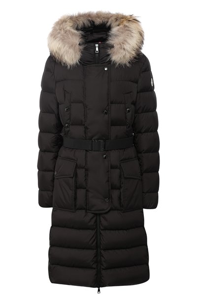 Женский пуховик с меховой отделкой капюшона MONCLER, арт. D2-093-49884-25-68065