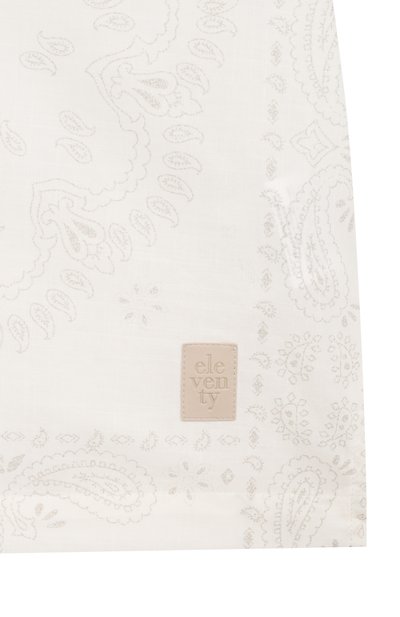 Хлопковая рубашка ELEVENTY кремового цвета по цене 20600 руб., арт. EY5P61/P0582, фото 3 Хлопковая рубашка ELEVENTY, арт. EY5P61/P0582, фото 3