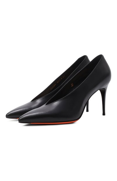Женские кожаные туфли SANTONI, арт. WDBG72288HALTSZA