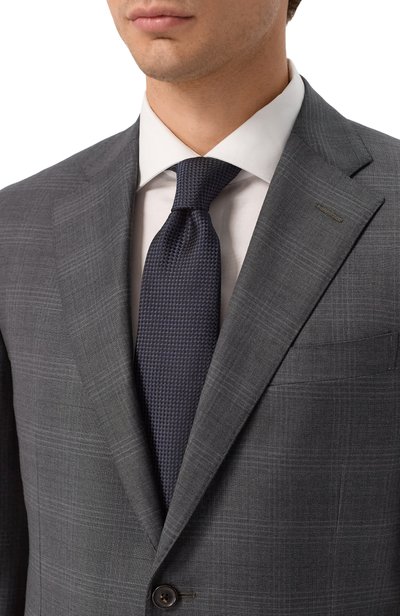 Мужской шелковый галстук KITON, арт. UCRVKPC03M19