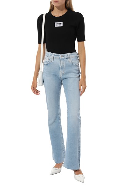 Хлопковый топ M05CH1NO JEANS, арт. 232K2/A1211/8766, фото 2