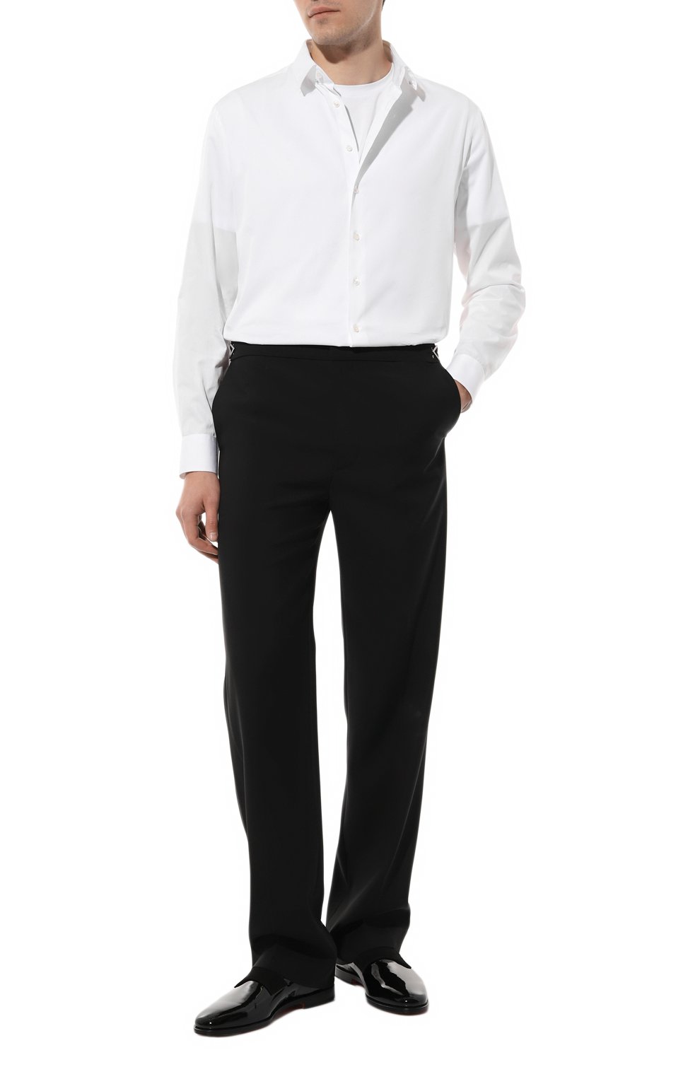 Кожаные лоферы W.GIBBS, арт. 0801053/VERNICE/KID VEL0UR, фото 2