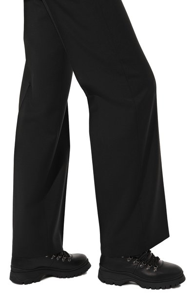 Кожаные ботинки PRADA черного цвета по цене 105000 руб., арт. 1T588L-3A6N-F0002-ZF30, фото 3 Кожаные ботинки PRADA, арт. 1T588L-3A6N-F0002-ZF30, фото 3