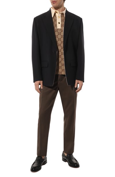 Поло из шелка и хлопка GUCCI, арт. 682015 XJD1F, фото 2