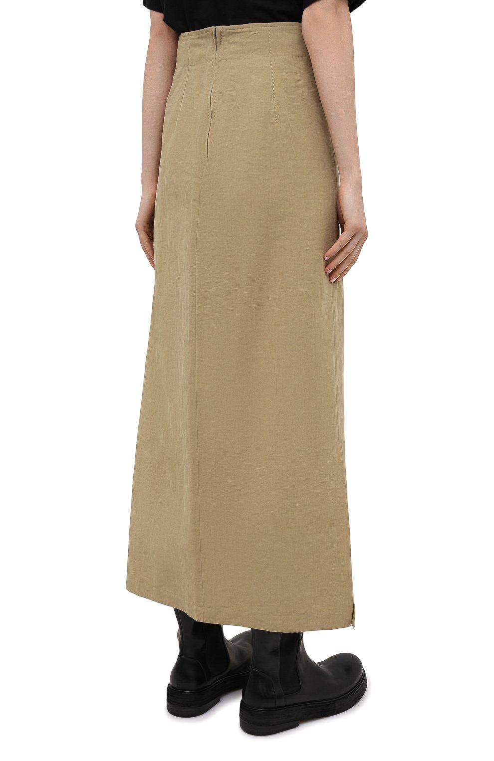 Юбка из льна и хлопка Y`S, арт. YT-S40-330, фото 4